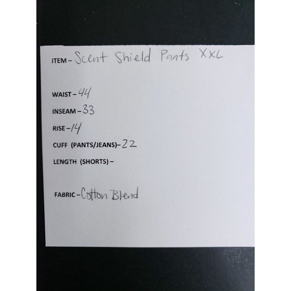 Scent Shield Cargo Hunting Pants Men's Size XXL Camouflage - Picture 9 of 10